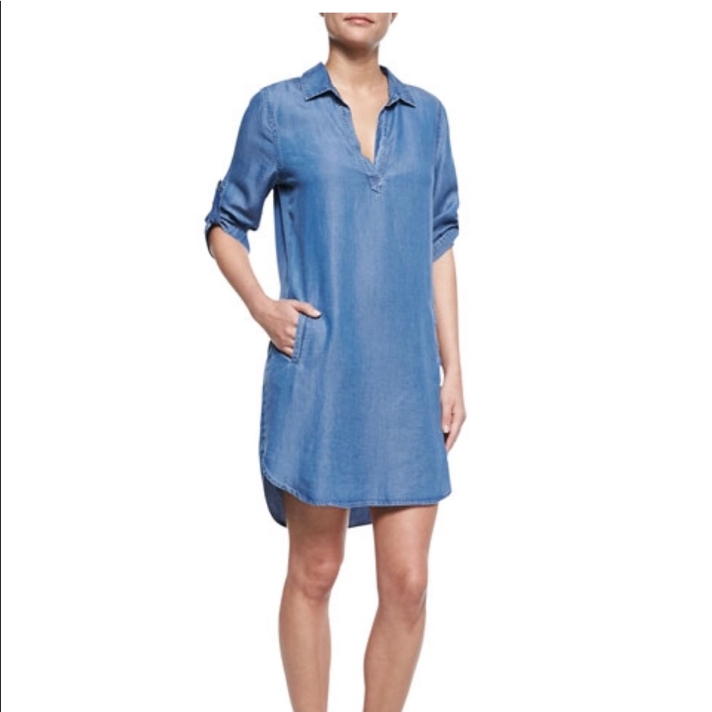 Splendid Denim Shirt Dress